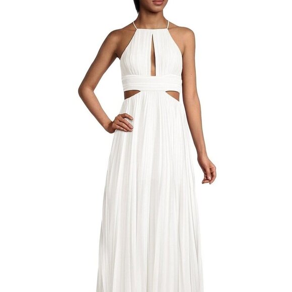 Aiifos Arianna Cutout Pleated Gown. Size 6 - Picture 1 of 11